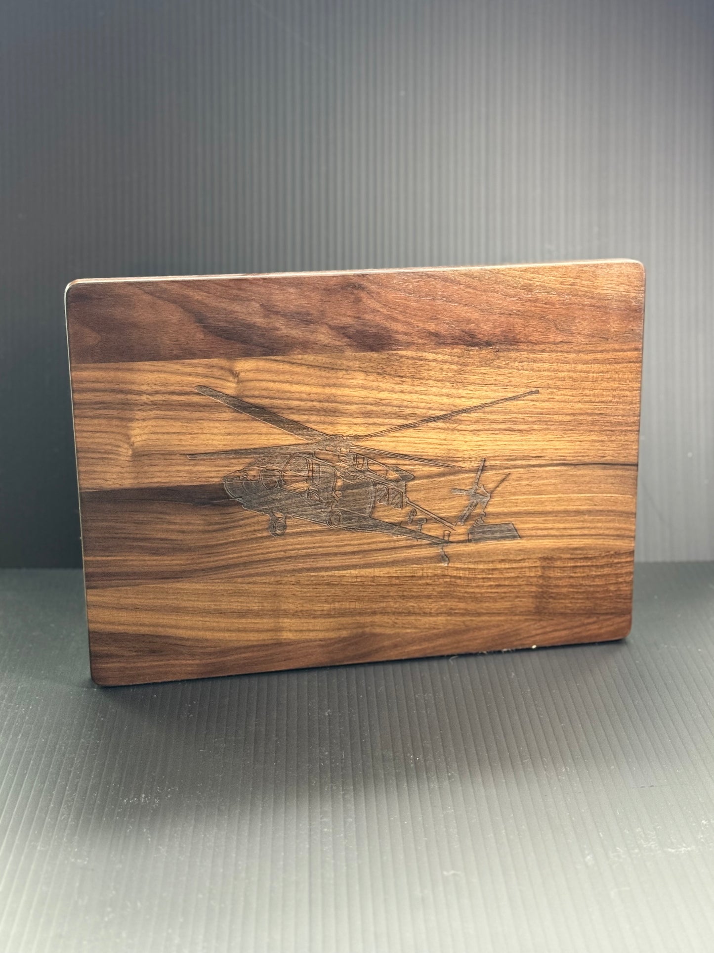 Laser Engraved Walnut Cutting Board