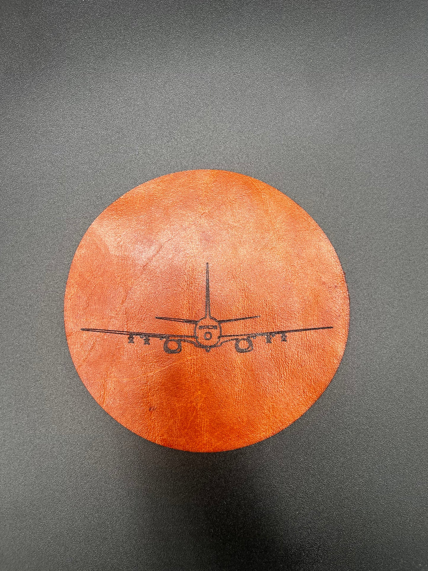 Leather Coasters - Naval Aviator Wings / P-8A