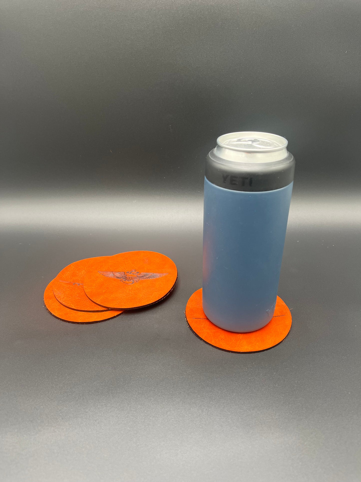 Leather Coasters - Naval Aviator Wings