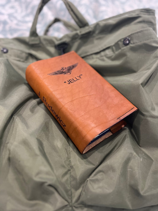Aviator’s Leather Logbook Cover