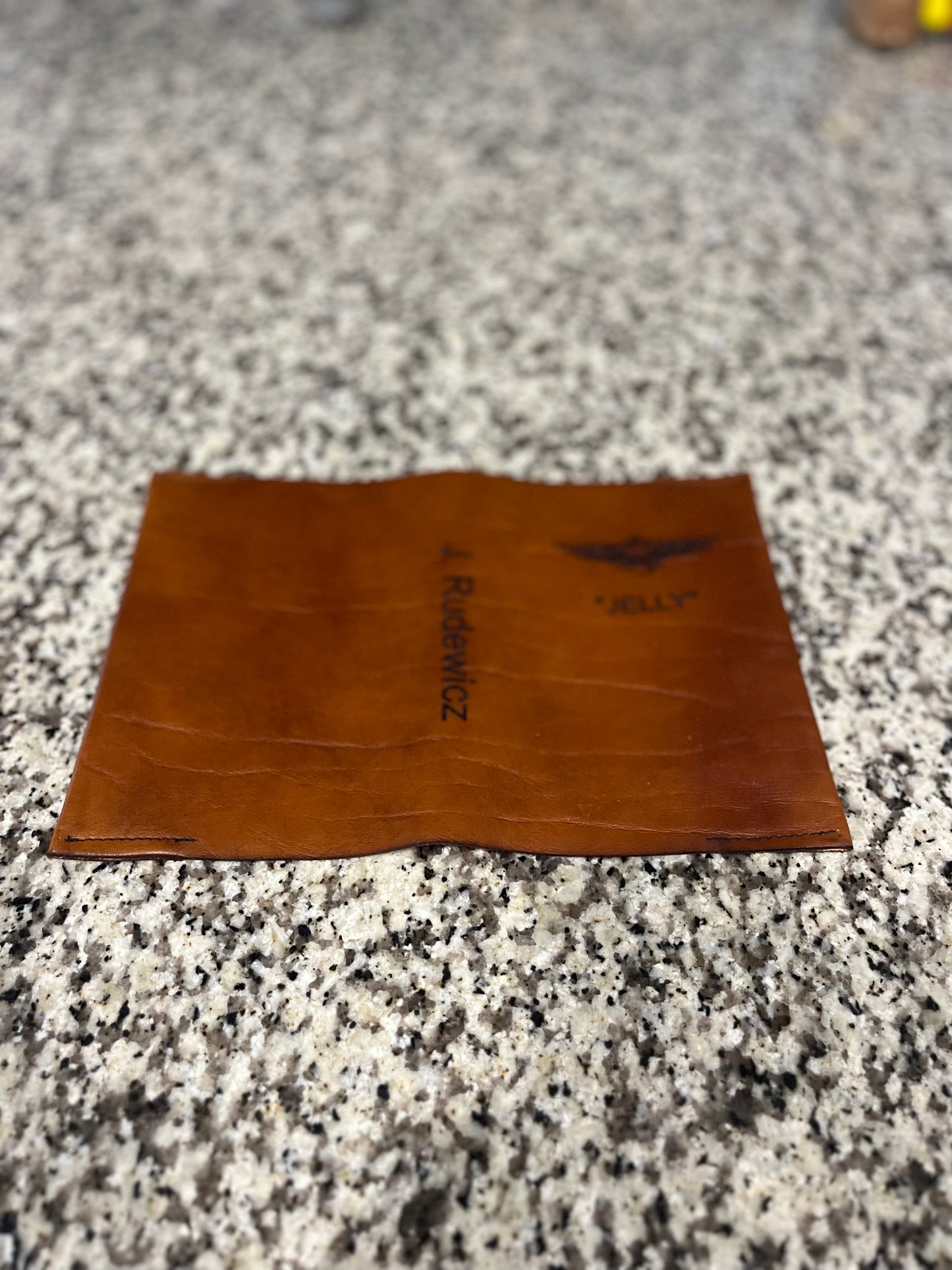 Aviator’s Leather Logbook Cover