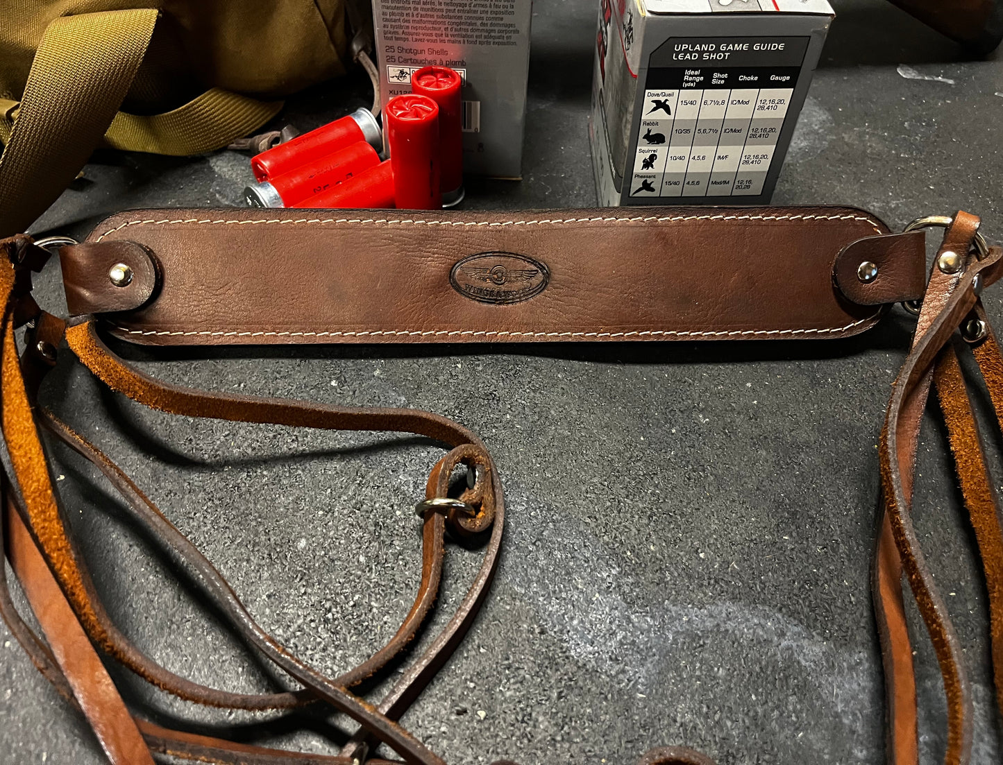 Leather Bird Strap – Wings & Wood