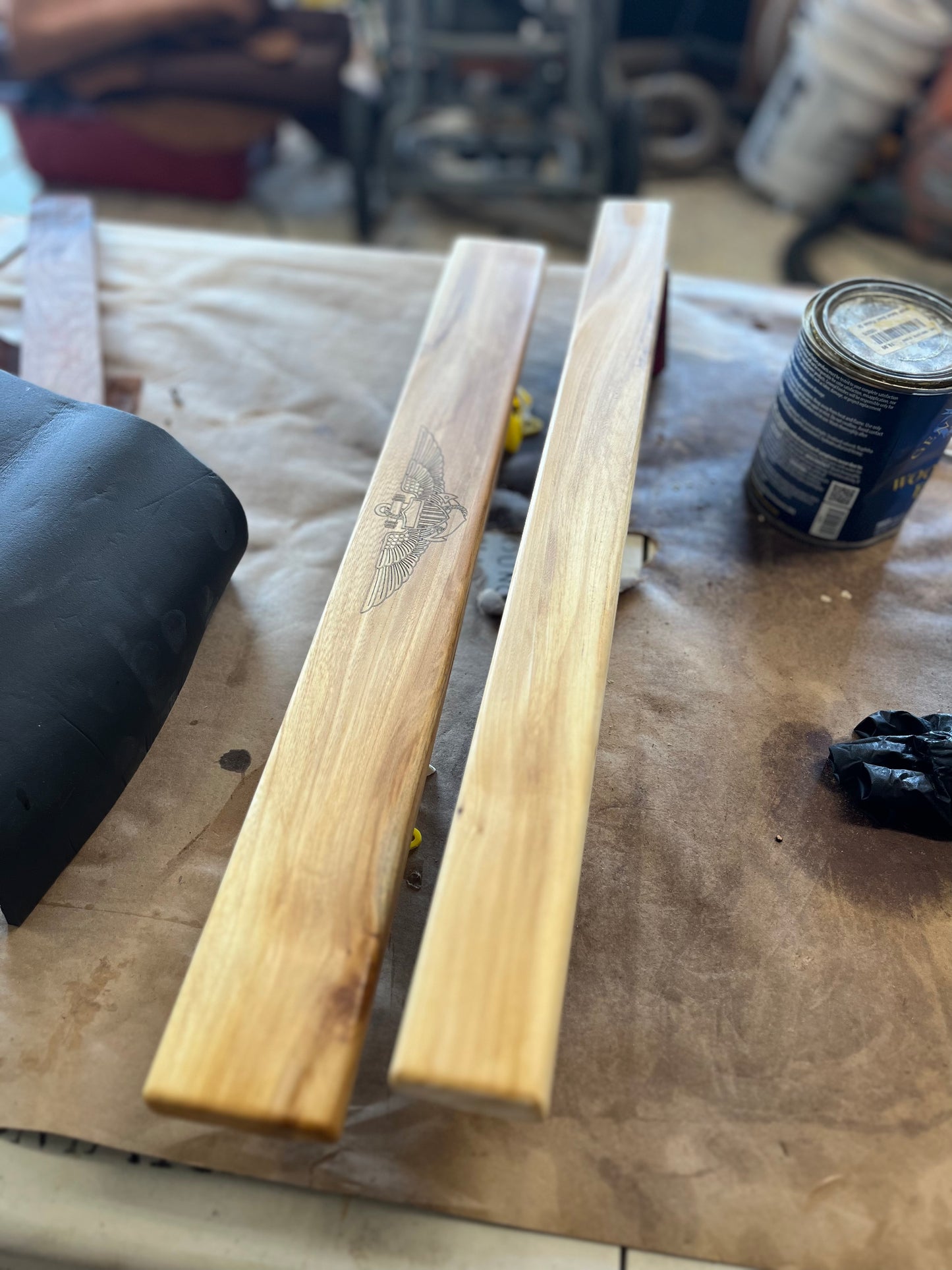 Wood Scroll Patch Roll-Up