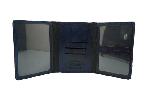 "Co-Pilot" Trifold - Royal Blue Cover / Black Liner