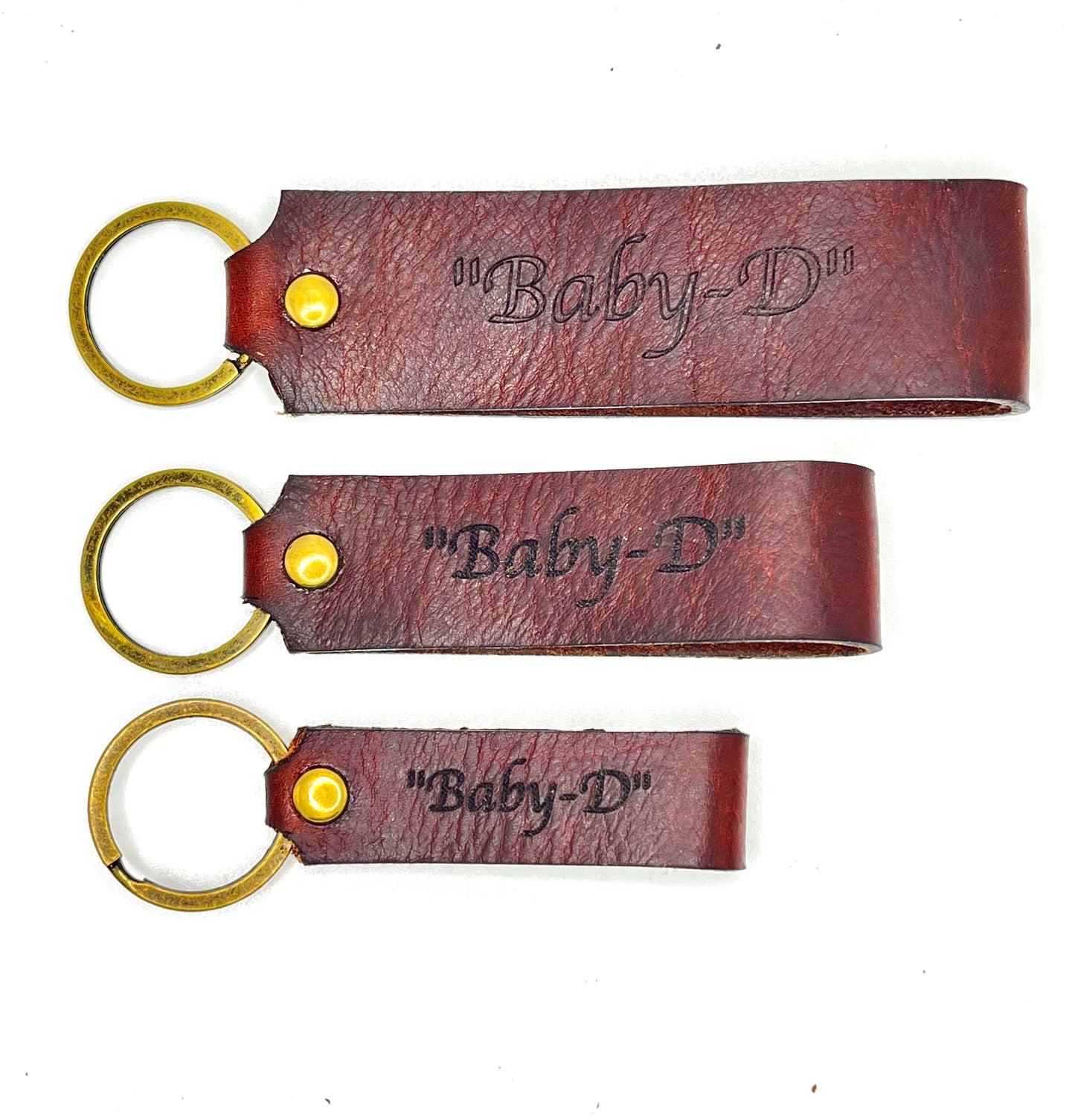 Aviator Wings Leather Keychain Loop